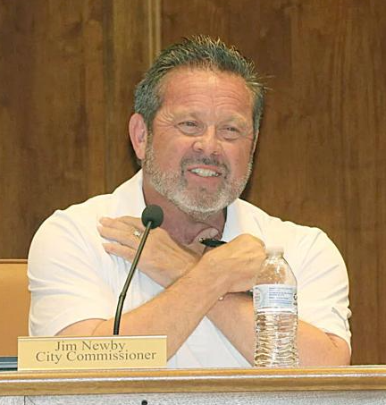 Jim Newby as City Commissioner